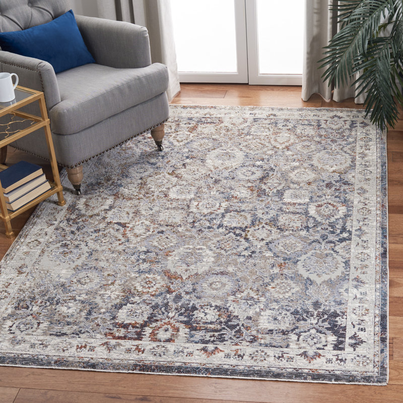 Safavieh Oriental Ivory/Blue Area Rug Wayfair